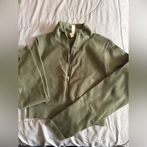 Nova sport Women's Ribbed cropped top jacket